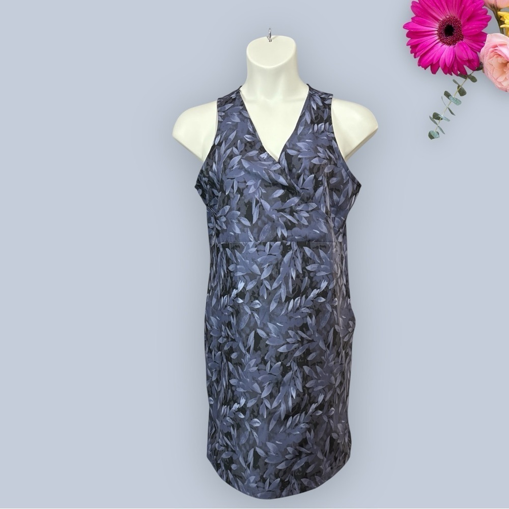 Black Mountain, Sleeveless Sport Dress, Medium, Blue, Black 🏃♀️➡️
